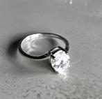 Zilveren Ring met Cubic Zirconia, Ophalen of Verzenden
