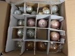 Kerstballen zilver goud roze glitter, Diversen, Zo goed als nieuw, Ophalen