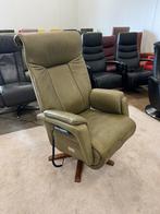 Relaxfauteuil , leren design relax fauteuil prominent Malmö, 75 tot 100 cm, Leer, Ophalen of Verzenden, Moderne