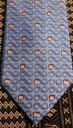 Mammoet Transport stropdas lichtblauw mooi design exemplaar, Ophalen of Verzenden, Nieuw, Gebruiksvoorwerp