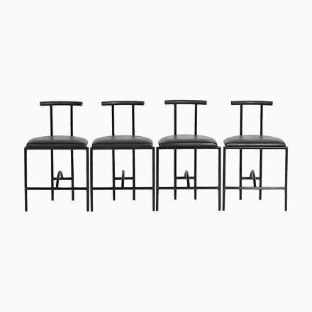 4 stuks design Rodney Kinsman brieffeplast tokyo stoelen, Huis en Inrichting, Stoelen, Gebruikt, Vijf, Zes of meer stoelen, Metaal