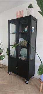 Retro vitrine kast Old & Basics, Ophalen, 50 tot 100 cm, Zo goed als nieuw, 150 tot 200 cm