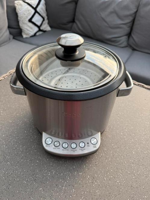 Sage slowcooker, Huis en Inrichting, Keuken | Potten en Pannen, Gebruikt, Overige typen, Rvs, Ophalen of Verzenden