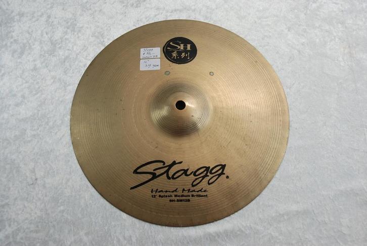 Stagg SH-SM12B SH splash bekken 519gr 12 inch  <24242179>, Muziek en Instrumenten, Instrumenten | Onderdelen, Gebruikt, Drums of Percussie