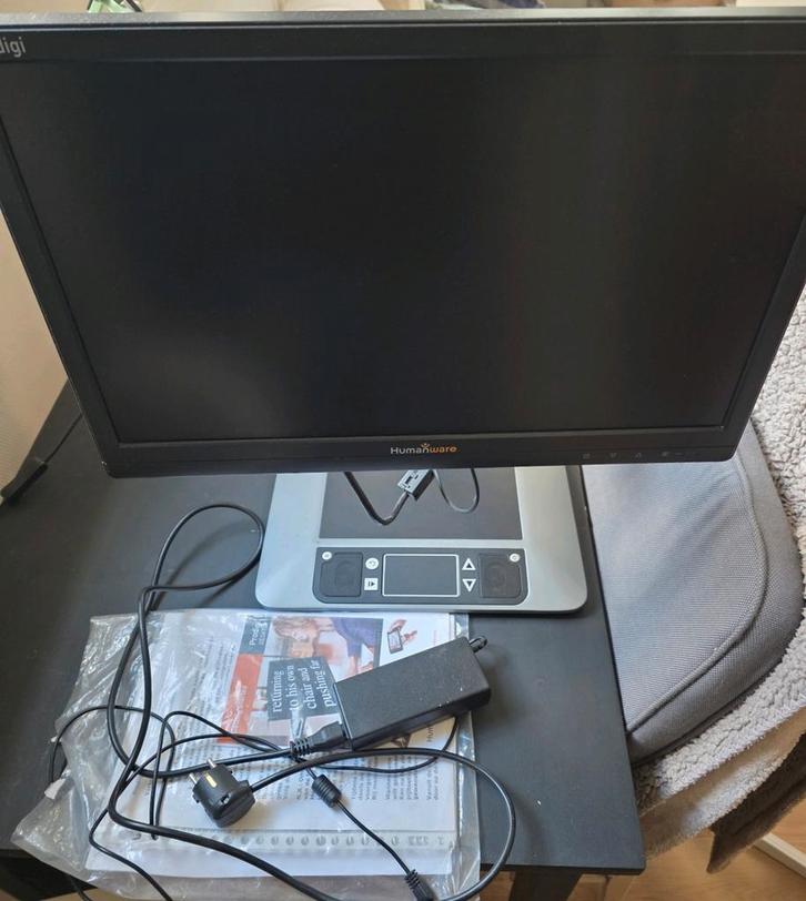 Beeldschermloep, voorleesapparaat, elektronische leesloep, Hobby en Vrije tijd, Vergrootglazen, Loepen en Loeplampen, Zo goed als nieuw