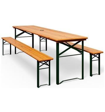Houten tuinset Bierbank set / biertafel set inklapbaar beschikbaar voor biedingen