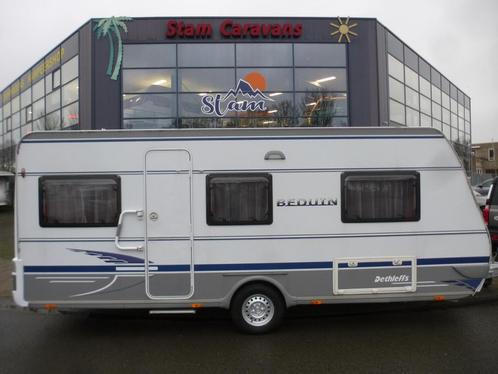Dethleffs Beduin 515 DB voortent zeer ruim, Caravans en Kamperen, Caravans, tot en met 4, 1250 - 1500 kg, Rondzit, Dethleffs, Frans bed