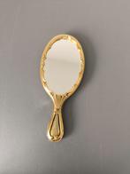 Goudkleurig spiegeltje klein, Antiek en Kunst, Ophalen of Verzenden, Rond, Minder dan 50 cm, Minder dan 100 cm