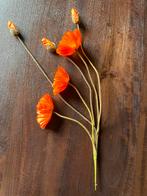 Kunstbloem - papaver - klaproos - oranje, Ophalen of Verzenden, Zo goed als nieuw, Binnen