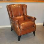 Schapenleren fauteuil Mol&Geurts, Huis en Inrichting, Fauteuils, Ophalen, Gebruikt, 50 tot 75 cm, Leer