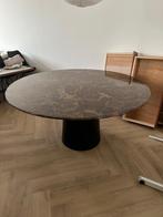 Ronde marmeren eettafel - Studio Moda, Huis en Inrichting, Ophalen, 150 tot 200 cm, Rond, Zo goed als nieuw