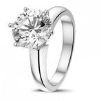 Verlovingsring, 18k wit goud, met 1.0ct diamant, €2695, Nieuw, Goud, Met edelsteen, Ophalen of Verzenden