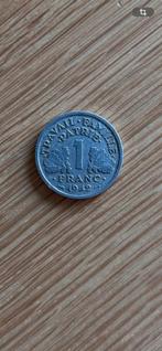 1 Frank munt, 1942, Vichy-Franse staat, Ophalen of Verzenden, Frankrijk