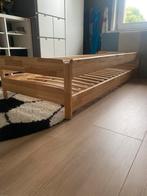 UTÅKER Stapelbaar bed, grenen, tweemaal 80x200 cm, Huis en Inrichting, Slaapkamer | Bedden, Ophalen, Eenpersoons, Zo goed als nieuw