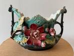 Art Nouveau (Jugendstil) Vaas met Bloemen, Antiek en Kunst, Ophalen of Verzenden