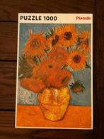 Legpuzzel - Zonnebloemen Vincent van Gogh - 1000 stukjes, Ophalen of Verzenden, 500 t/m 1500 stukjes, Legpuzzel, Zo goed als nieuw