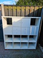Kallax Vakkenkast Ikea Hoogglans Wit, Ophalen, Gebruikt, 100 tot 150 cm, Minder dan 150 cm