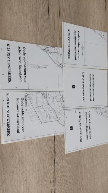 Oude veldnamen van Schouwen Duiveland  beschikbaar voor biedingen