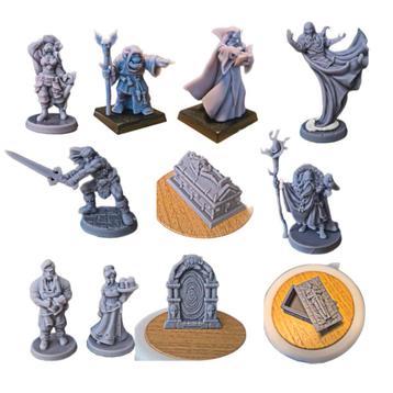 Set per Jurrian miniature  dungeon's and dragons heroques beschikbaar voor biedingen