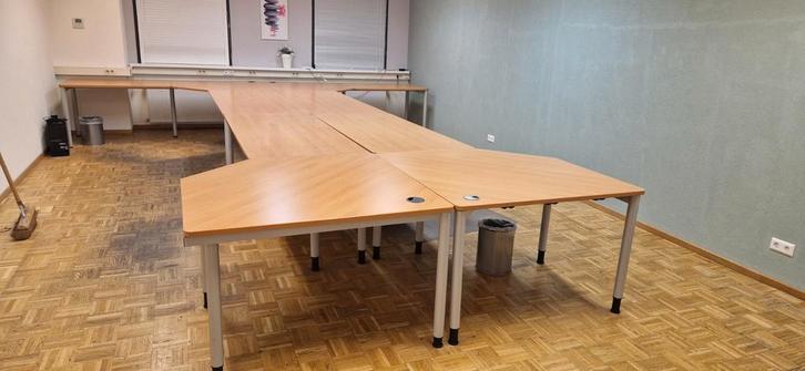 Werndl hoekbureaus, Huis en Inrichting, Bureaus, Gebruikt, In hoogte verstelbaar, Ophalen
