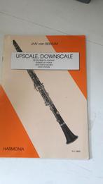 Upscale downscale 26 studies for clarinet jan van Beekum, Muziek en Instrumenten, Bladmuziek, Ophalen of Verzenden, Zo goed als nieuw
