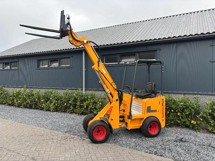 Knikmops 100 Telescoop - Nieuw (bj 2023), Zakelijke goederen, Machines en Bouw | Kranen en Graafmachines, Wiellader of Shovel