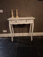 Charmante sidetable wit met lades, Minder dan 50 cm, Ophalen of Verzenden, Minder dan 25 cm, Rechthoekig
