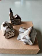 Kerst dorpje huisjes met sneeuw miniatuur, Ophalen of Verzenden