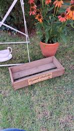 Houten tuinbakje, Ophalen of Verzenden, Zo goed als nieuw, Rond, Hout