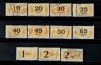 Serie spoorwegzegels Nederlandsche Spoorwegen 1924-1930, Postzegels en Munten, Ophalen of Verzenden, T/m 1940, Gestempeld