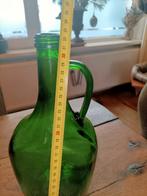 Prachtige groene gist fles vaas, Ophalen of Verzenden