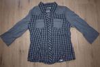Grijs met Paars Geruite Blouse Street One (42), Kleding | Dames, Blouses en Tunieken, Ophalen of Verzenden, Grijs, Gedragen, Maat 42/44 (L)