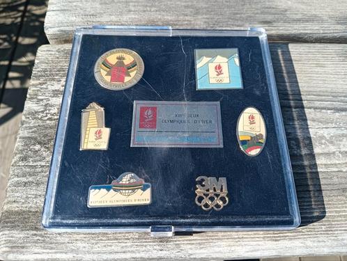 officiële pins van de Olympische spelen 1992 Albertville, Verzamelen, Speldjes, Pins en Buttons, Nieuw, Speldje of Pin, Sport