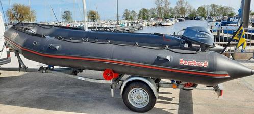 Zodiac Bombard Commando C5 rubberboot op KNOTT trailer, Watersport en Boten, Rubberboten, Zo goed als nieuw, Zodiac, Aluminium
