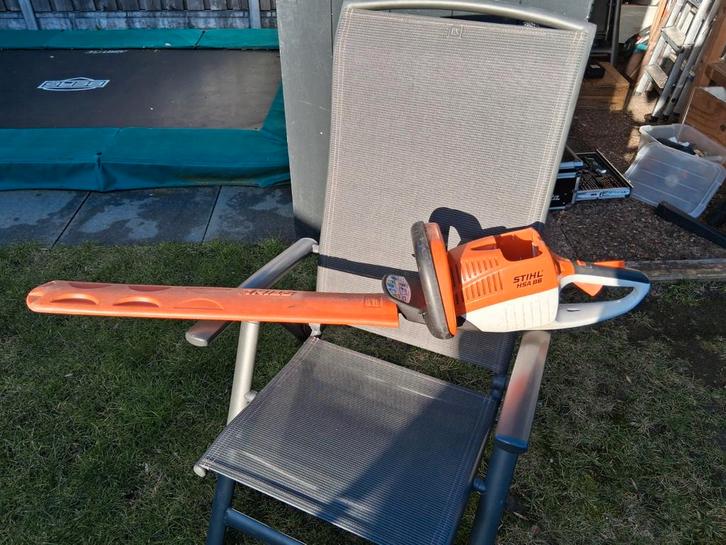 Stihl Accu Heggenschaar HSA 86 - Bouwjaar 2017, Tuin en Terras, Heggenscharen, Gebruikt, Accu, Ophalen