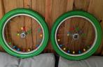 Groene fietsbanden  (incl.binnenbanden) 18 inch, Fietsen en Brommers, Fietsonderdelen, Ophalen, Zo goed als nieuw, Algemeen, Band