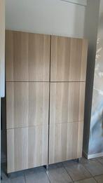 Billy kast met deuren IKEA met verlichting, Huis en Inrichting, Ophalen, 100 tot 150 cm, 200 cm of meer, Zo goed als nieuw