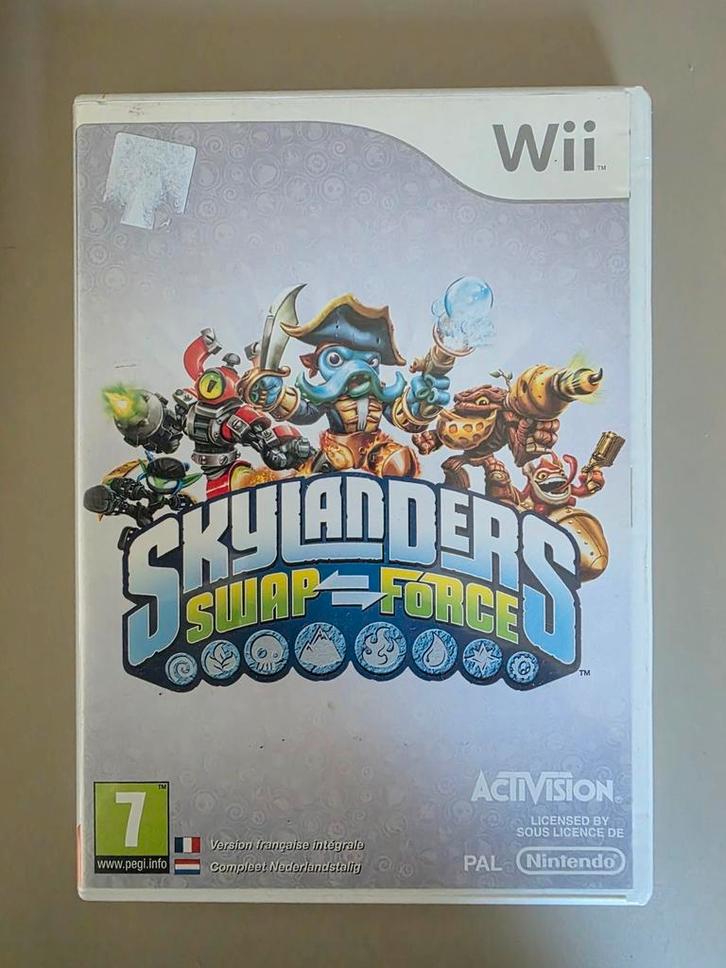 Nintendo Wii game Skylanders swap force, Spelcomputers en Games, Games | Nintendo Wii, Zo goed als nieuw, Avontuur en Actie, 2 spelers