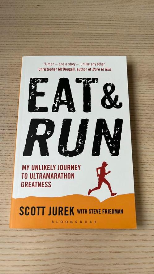 Eat and Run (My Unlikely Journey to Ultramarathon Greatness), Boeken, Advies, Hulp en Training, Zo goed als nieuw, Ophalen of Verzenden