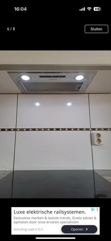 Afzuigkap in bovenkast beschikbaar voor biedingen