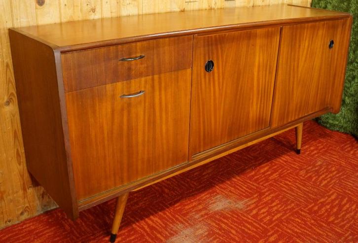 Design Dressoir kast Ladenkast Scandinavisch Retro meubel, Huis en Inrichting, Kasten | Dressoirs, Gebruikt, 150 tot 200 cm, 25 tot 50 cm