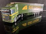 Tekno Scania 4 serie firma Getron in doos, Ophalen of Verzenden, Zo goed als nieuw, Bus of Vrachtwagen, Tekno