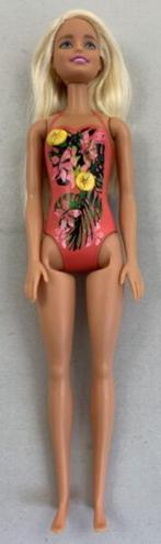 Barbie Water Play Beach Doll Pink Flower Swimsuit 2015 Pop