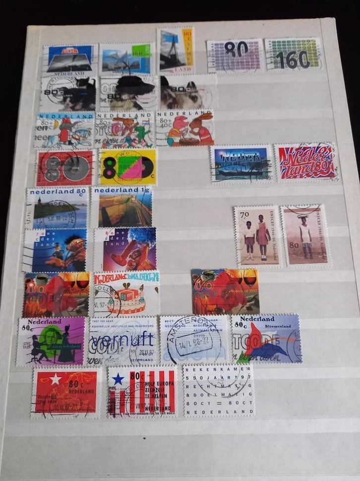 Nederland 12 complete series gestempeld. Jr. 1996-2000, Postzegels en Munten, Postzegels | Nederland, Gestempeld, Na 1940, Ophalen of Verzenden