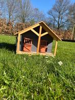 Houten paardenstal voor Schleich paarden, Verzamelen, Ophalen, Zo goed als nieuw