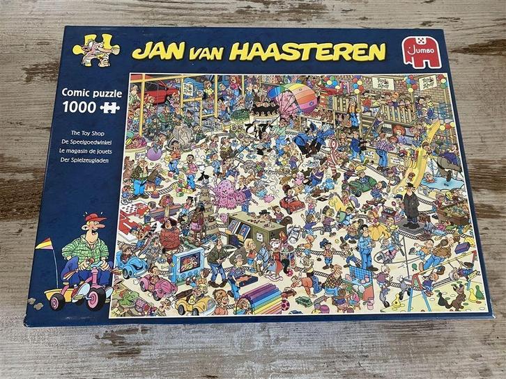 jan van haasteren - de speelgoedwinkel 1000 stuks [s2015], Hobby en Vrije tijd, Denksport en Puzzels, Zo goed als nieuw, 500 t/m 1500 stukjes