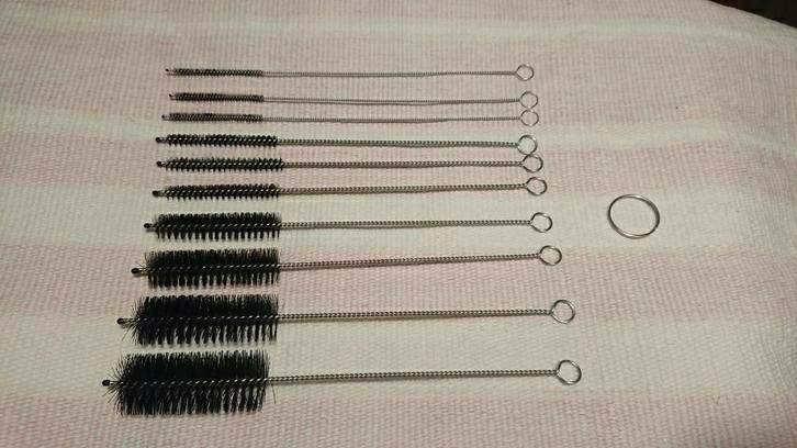 Trompet, dwarsfluit Inwendige borstelsset voor koperblazers, Muziek en Instrumenten, Instrumenten | Onderdelen, Nieuw, Trompet