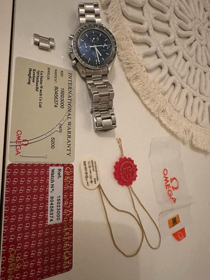 Omega Speedmaster Professional Chronograph 43mm, Sieraden, Tassen en Uiterlijk, Horloges | Dames, Zo goed als nieuw, Overige merken