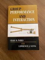 Group Performance & Interaction, Boeken, Sociale psychologie, Ophalen, Craig D. Parks and Lawrence J. Sanna, Gelezen