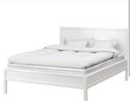 Trondheim bed met Lattenbodems, verstelbaar, Huis en Inrichting, Slaapkamer | Bedden, Ophalen, Verstelbaar, Wit, Tweepersoons